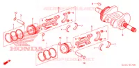 ALBERO A GOMITI/PISTONE per Honda SILVER WING 600 2007