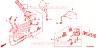 INTERRUTTORE/CAVO/LEVA MANIGLIA(2) per Honda SILVER WING 600 2007