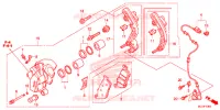 CALIBRO FRENO ANTERIORE per Honda NC 750 X ABS DCT 2015