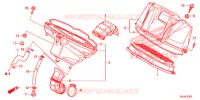 COPERTURA ANTERIORE/FILTRO ARIA per Honda NC 750 X ABS DCT 2015