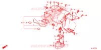 COPERTURA CENTRO/COPERTURA CORPO per Honda NC 750 X ABS DCT 2015