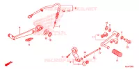 GRADINO/BRACCIO A TIRO/ PEDALE CAMBIO per Honda NC 750 X ABS DCT 2015