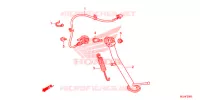 POSTEGGIO LATERALE per Honda NC 750 X ABS DCT 2015