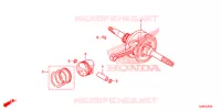 ALBERO A GOMITI/PISTONE per Honda 50 METROPOLITAN 2016