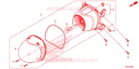 LUCE CODA(2) per Honda 50 METROPOLITAN 2016