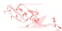 SMORZATORE SCARICO(2) per Honda 50 METROPOLITAN 2016
