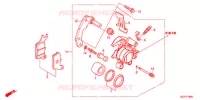 CALIBRO FRENO ANTERIORE per Honda DUNK 50 2014