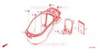 COPERTURA CORPO/SCATOLA BAGAGLI/ PORTATORE BAGAGLI per Honda DUNK 50 2014
