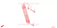 CUSCINO POSTERIORE(2) per Honda DUNK 50 2014