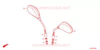 SPECCHIETTO per Honda DUNK 50 2014