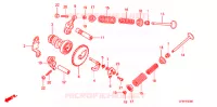 ALBERO A CAMME/VALVOLA per Honda LEAD 110 EX SPECIAL COLOR 2010