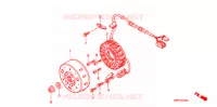COPERTURA CASSA MANOVELLA/ GENERATORE(2) per Honda LEAD 110 EX SPECIAL COLOR 2010