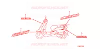 MARCHIO per Honda LEAD 110 EX SPECIAL COLOR 2010