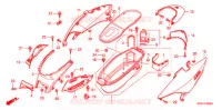 SCATOLA BAGAGLI/COPERTURA CORPO per Honda LEAD 110 EX SPECIAL COLOR 2010