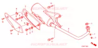 SMORZATORE SCARICO(2) per Honda LEAD 110 EX SPECIAL COLOR 2010