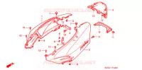 COPERTURA CORPO/SCATOLA BAGAGLI/ PORTATORE BAGAGLI per Honda REFLEX 250 SPORT 2005