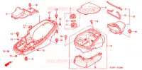 COPERTURA CORPO/SCATOLA BAGAGLI/ PORTATORE BAGAGLI per Honda REFLEX 250 SPORT 2005