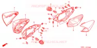 FRECCIA ANTERIORE per Honda REFLEX 250 SPORT 2005