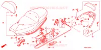 SEDILE/PRESA PASSEGGERO (NSS250S/NSS250AS) per Honda REFLEX 250 SPORT 2005