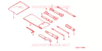 UTENSILI/SCATOLA BATTERIA per Honda REFLEX 250 SPORT 2005