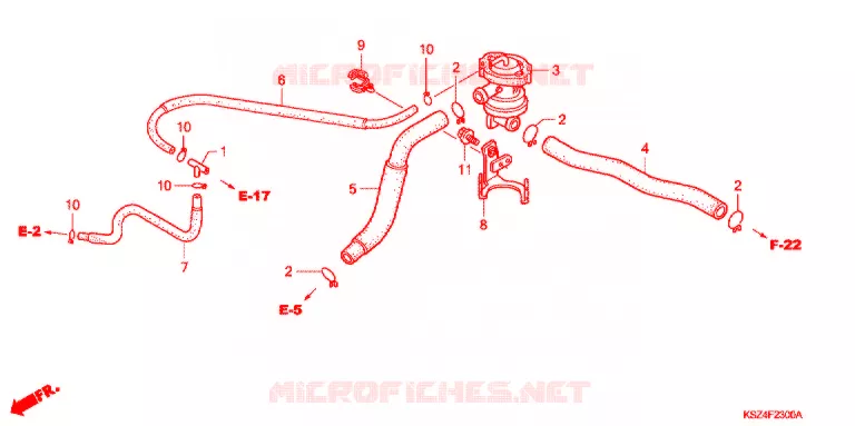 CONTROLLO INIEZIONE ARIA VALVOLA Honda SCOOTER 250 REFLEX 2005  NSS250S5_A