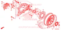 RUOTA POSTERIORE/BRACCIO OSCILLANTE (AC) per Honda FORZA 300 ABS 2014