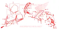 COPERTURA ANTERIORE/VISIERA INDICATORE per Honda FORZA 300 2015