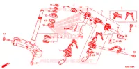 FORK TEE   INTERRUTTORE A CHIAVE per Honda FORZA 300 2015