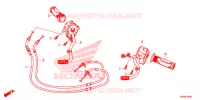 INTERRUTTORE/CAVO/LEVA MANIGLIA(2) per Honda FORZA 300 2015