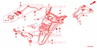PARAFANGO POSTERIORE per Honda FORZA 300 2015