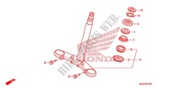 GAMBA STERZO/PONTE SOPRA per Honda DEAUVILLE 700 ABS 2011