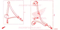 CINTURA DI SICUREZZA per Honda PIONEER 700 M2 CAMO 2014