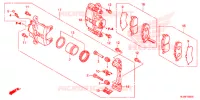 CALIBRO FRENO ANTERIORE per Honda PIONEER 700 M2 2015