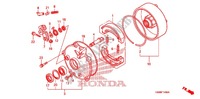 CILINDRO FRENO POSTERIORE per Honda TRX 250 FOURTRAX RECON Standard 2006