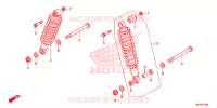 CUSCINO POSTERIORE(2) per Honda FOURTRAX 420 RANCHER 4X4 AT DCT IRS 2016