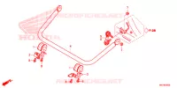STABILIZZATORE per Honda FOURTRAX 420 RANCHER 4X4 AT DCT IRS 2016