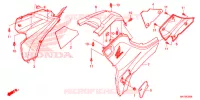 COPERTURA LATO/COPERTURA SERBATOIO per Honda FOURTRAX 420 RANCHER 4X4 AT DCT IRS 2016