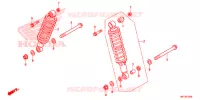 CUSCINO POSTERIORE(2) per Honda FOURTRAX 420 RANCHER 4X4 AT DCT IRS 2016