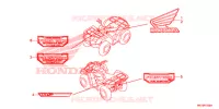 MARCHIO per Honda FOURTRAX 420 RANCHER 4X4 AT DCT IRS 2016