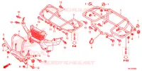 SEDILE/PORTATORE per Honda FOURTRAX 420 RANCHER 4X4 AT DCT IRS 2016