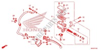 MAESTRO FRENO POSTERIORE CILINDRO per Honda X ADV 750 2017