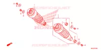 CUSCINO POSTERIORE(2) per Honda REBEL 500 2018