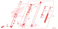 FORCELLA ANTERIORE per Honda REBEL 500 2018