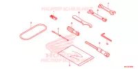 UTENSILI/SCATOLA BATTERIA per Honda REBEL 500 2018