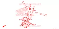 CONDOTTO MANIGLIA/PONTE SOPRA (2) per Honda REBEL 500 2017