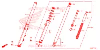 FORCELLA ANTERIORE per Honda REBEL 500 2017