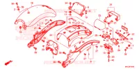 PARAFANGO POSTERIORE per Honda REBEL 500 2017