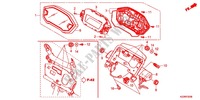 INDICATORE COMBINAZIONE per Honda CRF 250 LOWER RED 2017