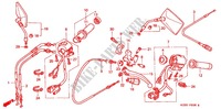 INTERRUTTORE MANIGLIA/LEVA/ CAVO per Honda VLX SHADOW 600 2 TONE 2000