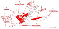 EMBLEMA/STRISCIA (CBR150R3/CBR150R4 2TH) per Honda CBR 150 M RED 2004
